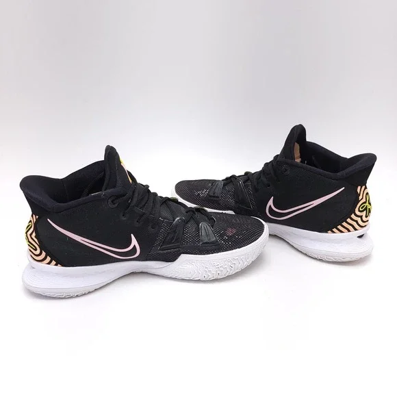Nike Kyrie 7 Mens 11.5 Ripple Effect Black Arctic Punch Athletic Shoe CQ9326-005 Athletic Shoes